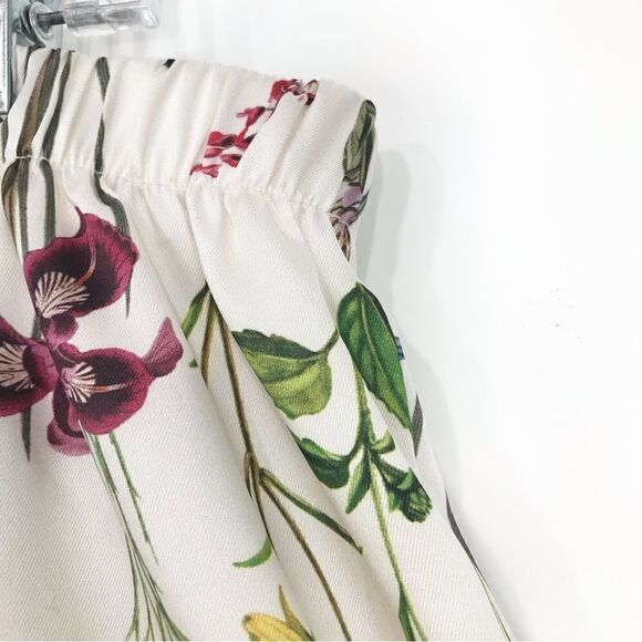 Bailey 44 Revolve Colorful Floral Botanical Off Shoulder Blouse in Chalk - Picture 12 of 16